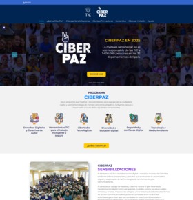 Sitio web CiberPaz
