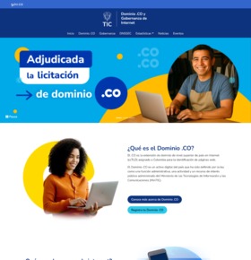 Sitio web Dominio.CO y Gobernanza de Internet