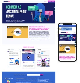 Página web Colombia 4.0